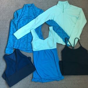 Lululemon Blue Workout Bundle - size 4-6